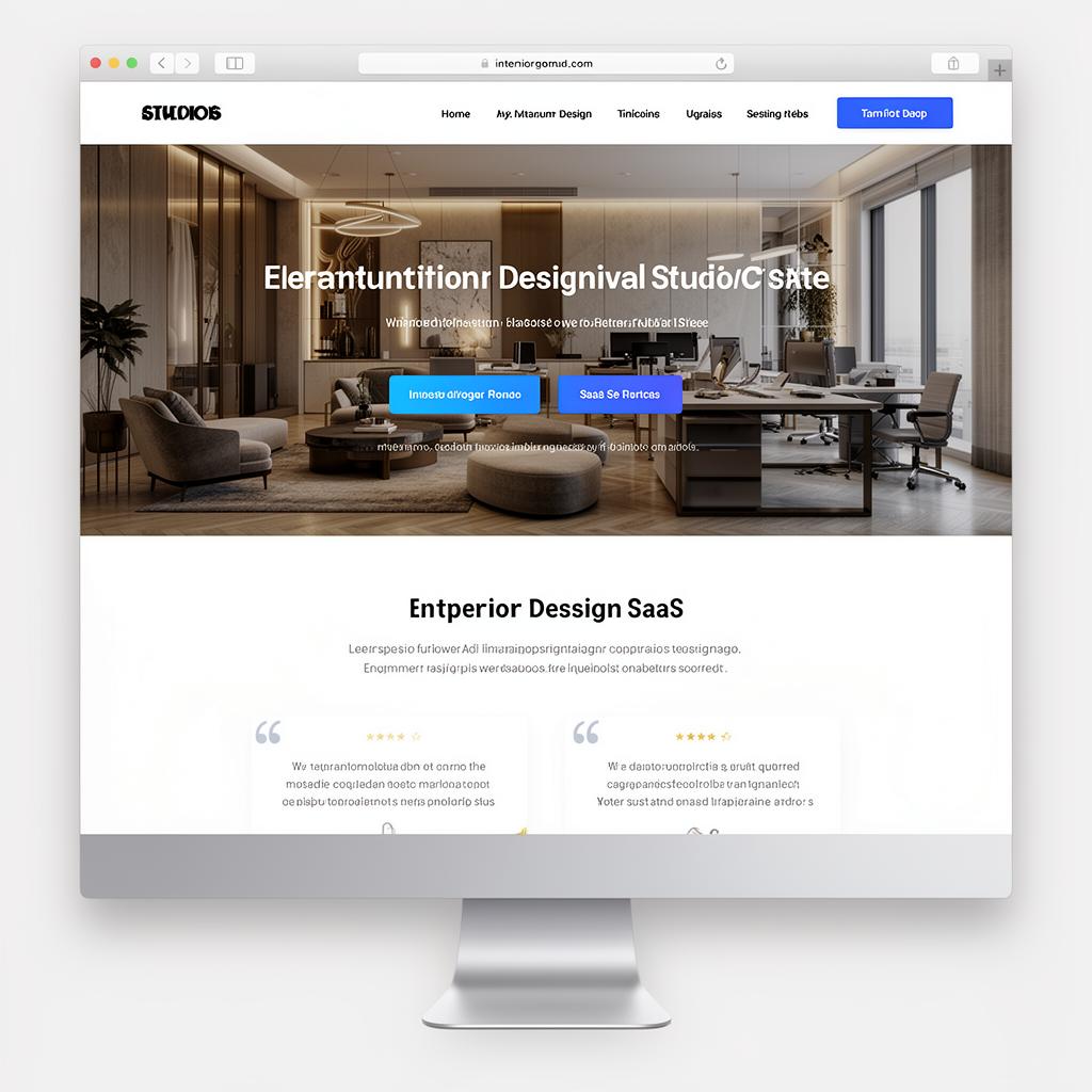 Landing page para captação de leads no segmento corporativo.